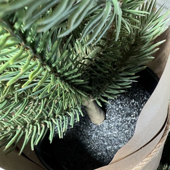 Hearth And Hand With Magnolia 22" Faux Pine Christmas Tree Craft Paper Planter - Picture 5 of 6